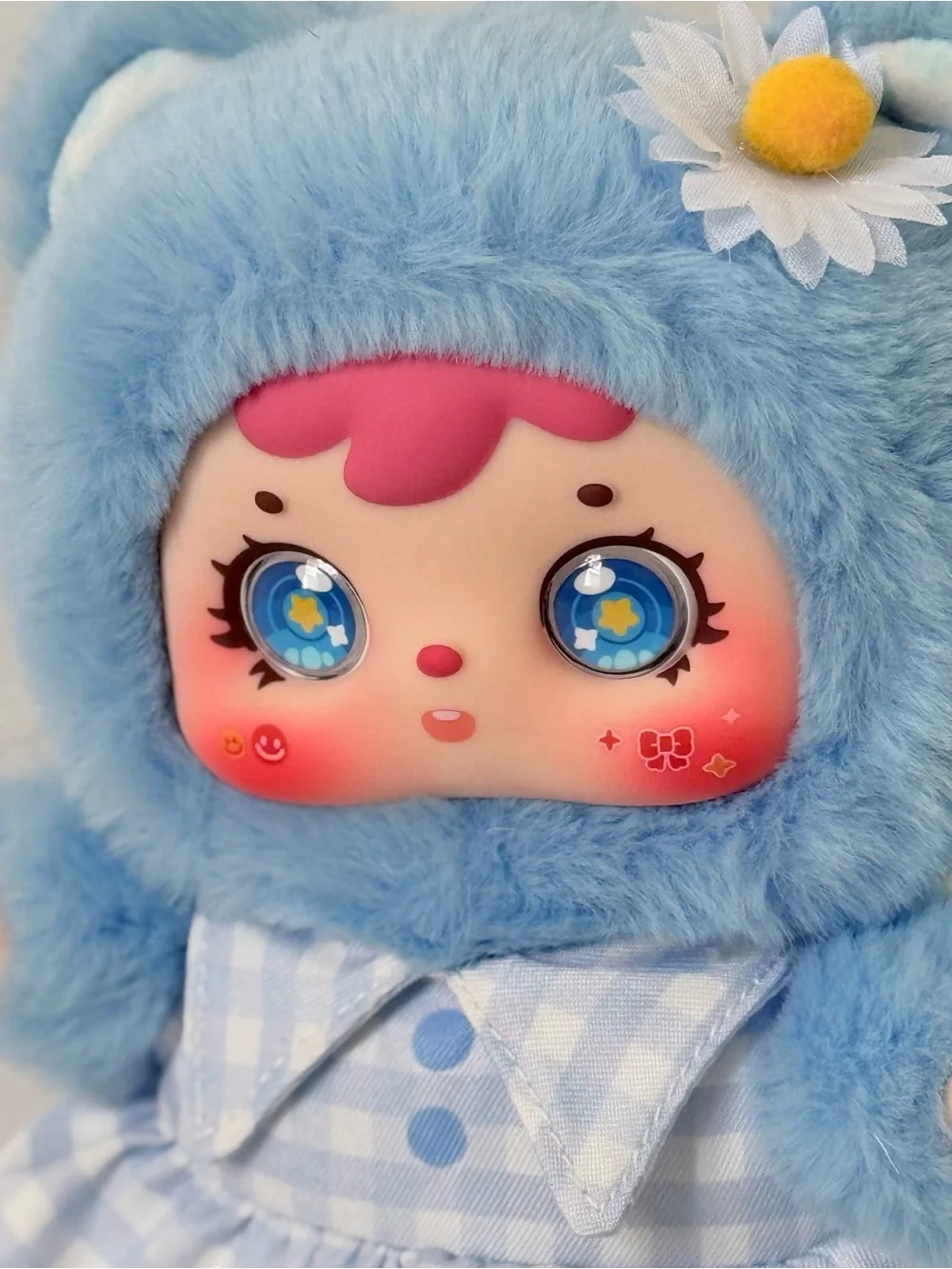 Samuel Small Animal Friends 🌼 Flower Bear 🌼Star Pattern Eyes Bag Charm